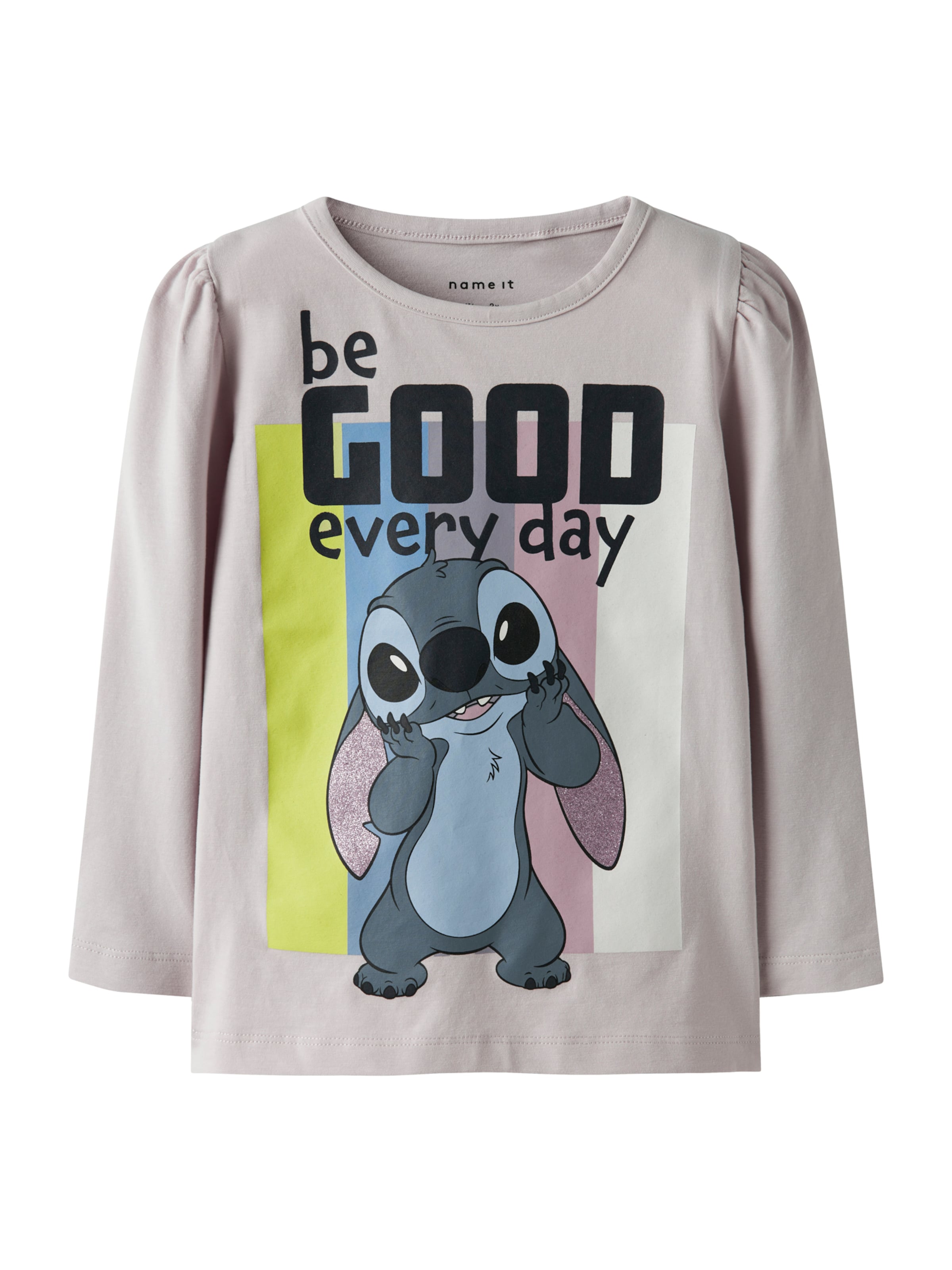 

NAME IT Лонгслив 'NMFDIANA STITCH' в цвете Mauve