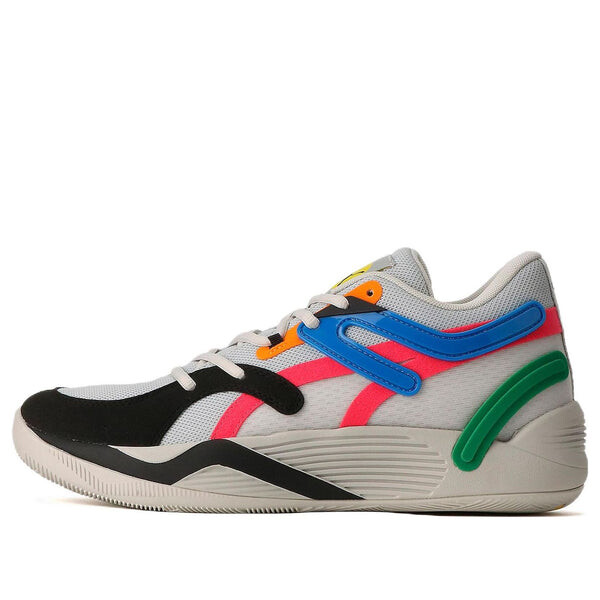 

Кроссовки trc blaze court gray black blue Puma, серый