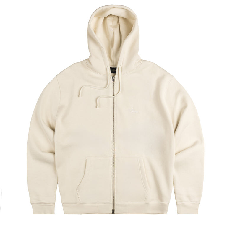 

Худи cursive small logo zip-hoodie Dime, бежевый