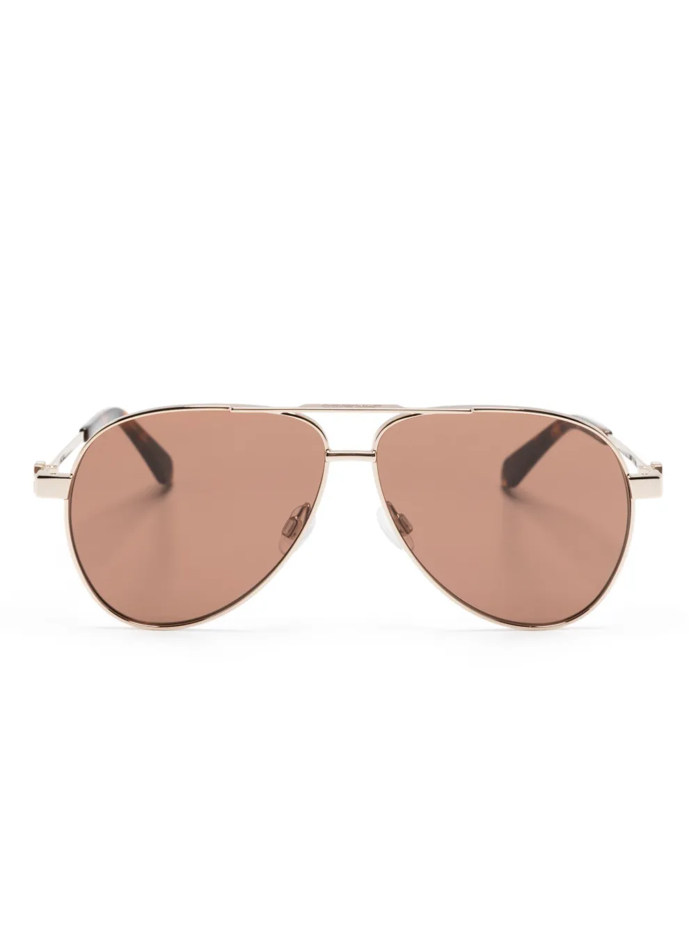 

Солнцезащитные очки-пилоты Ruston Off-White Eyewear, коричневый