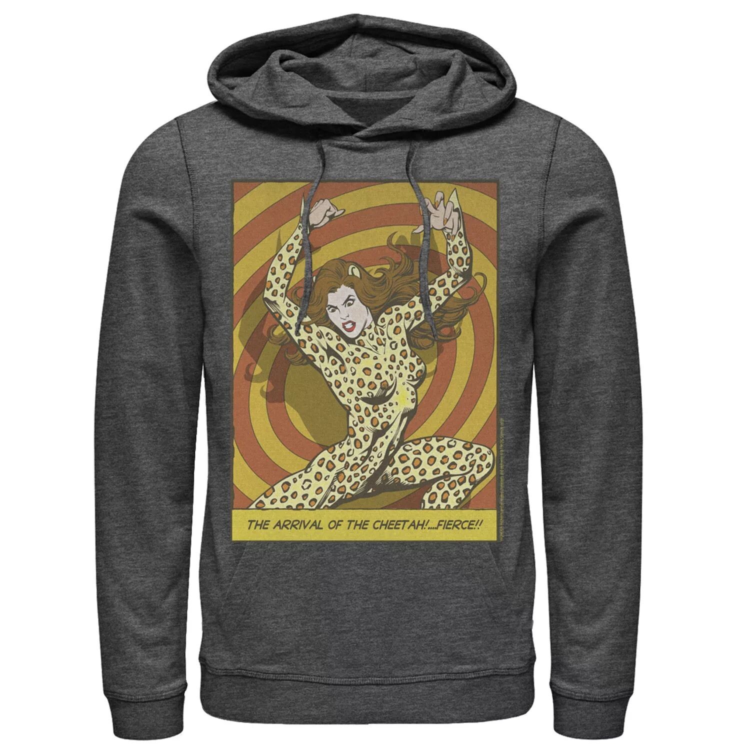 

Мужская толстовка с капюшоном DC Comics Wonder Woman Cheetah Comic Panel Licensed Character