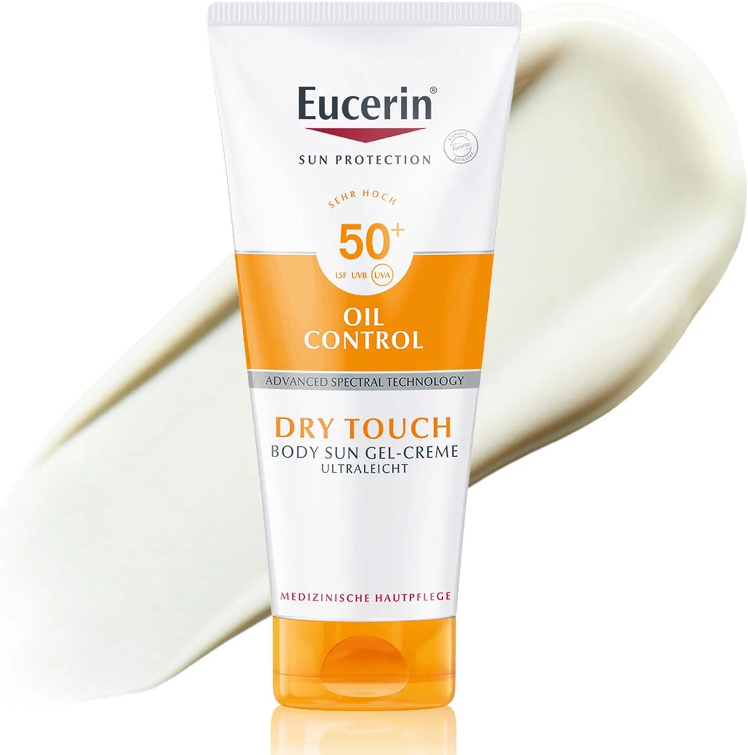 Солнцезащитный гель-крем для тела «Oil Control Body Sun Gel Cream SPF 50+» (200 мл) от Eucerin Eucerin