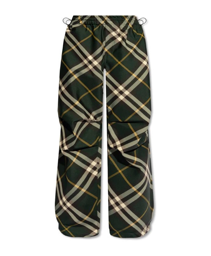 

Брюки с рисунком Burberry, зеленый