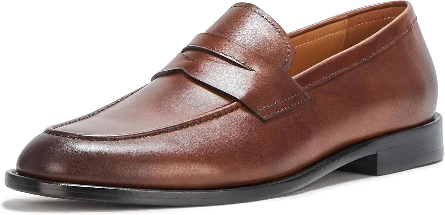 Лоферы из натуральной кожи Brooks Brothers, Tan