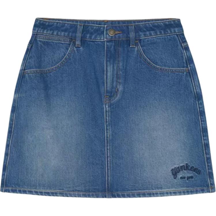 

MLB Нью-Йорк Янкиз джинсовая короткая юбка женская blue