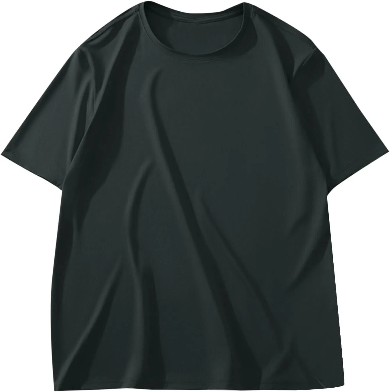 

Мужская футболка Casual летняя Crewneck однотонная FZYLQY