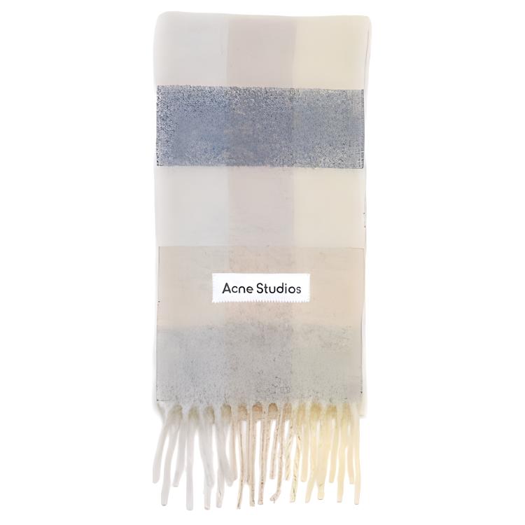 

Футболка с нашивкой-логотипом Клетчатый шарф Acne Studios