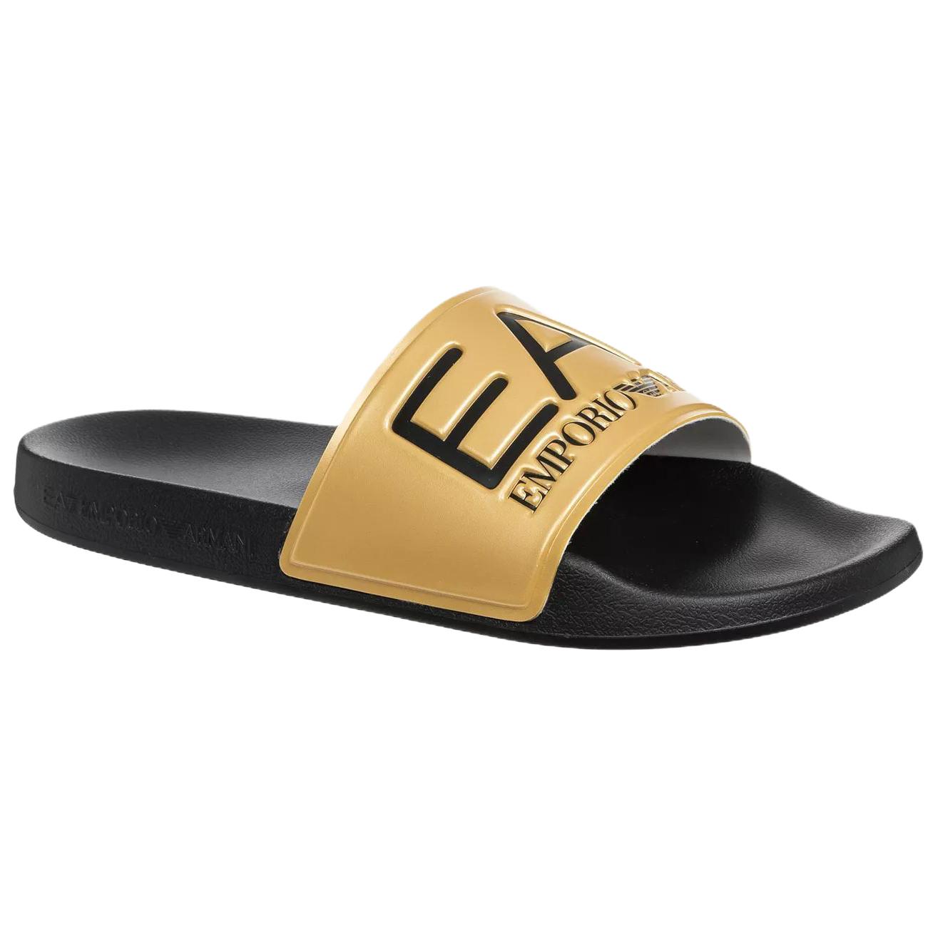 EMPORIO ARMANI EA7 Slide Slippers Unisex Yellow — фото 4