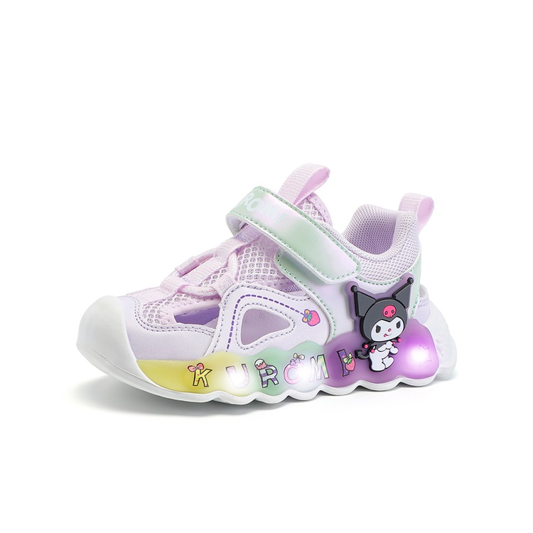 

Сандалии KUROMI x Kulomi Breathable Quick Dry Low Top для детей 3–7 лет Sanrio, фиолетовый