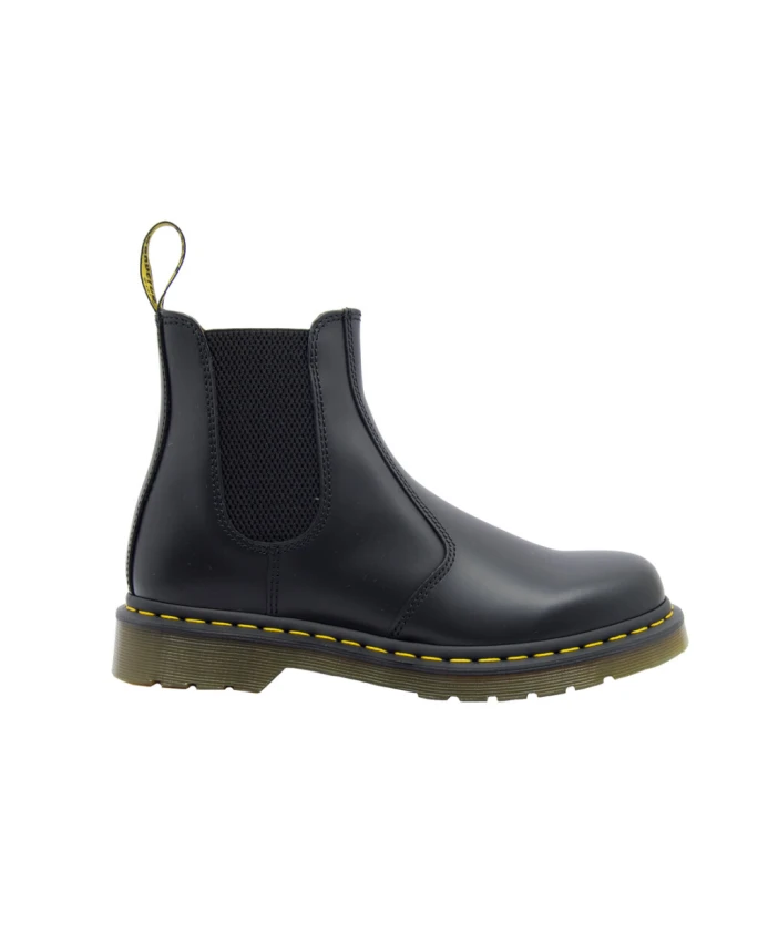 

Ботинки челси с желтой строчкой Dr. Martens, черный