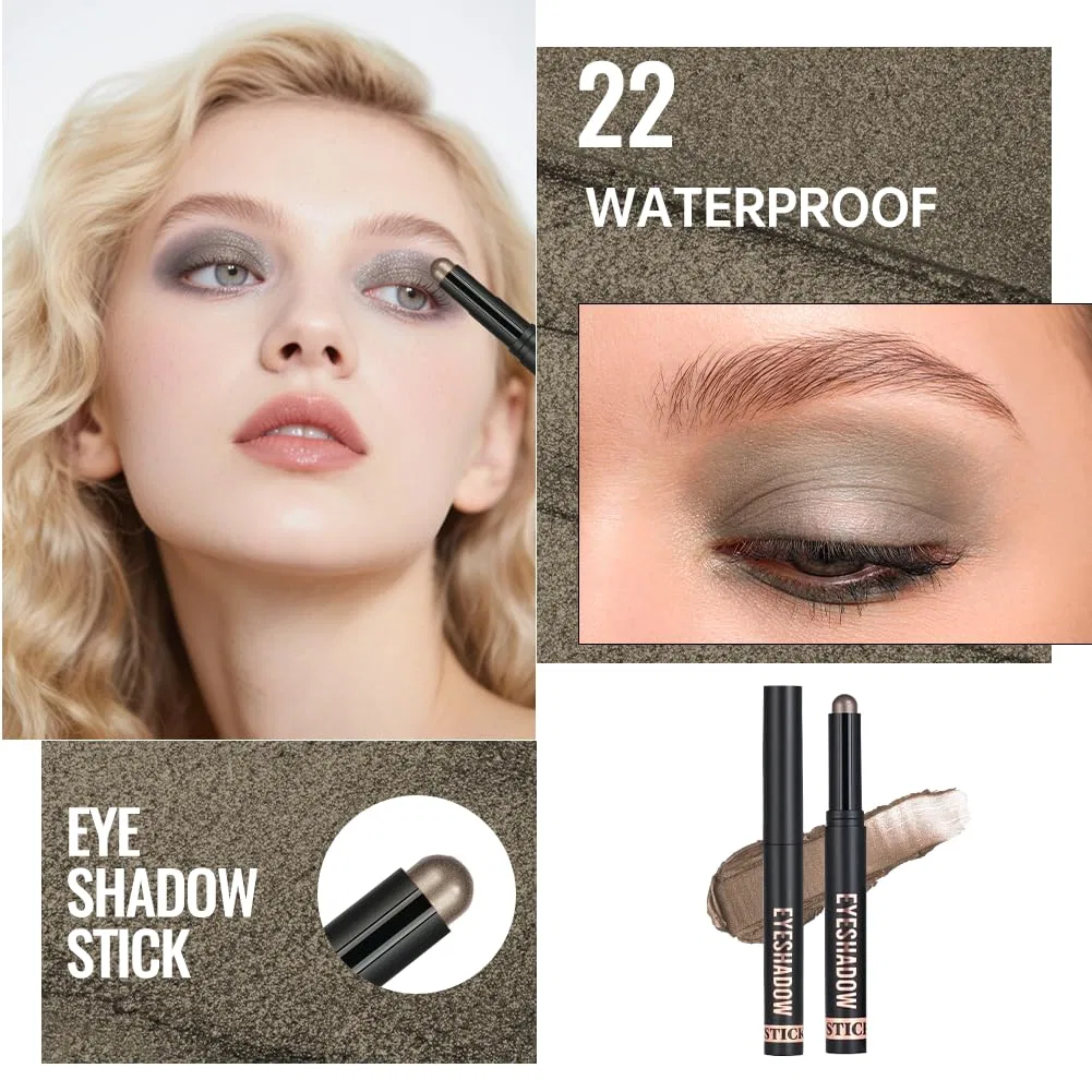 Кремовые тени-карандаш с шиммером ‎Aliip, Eyeshadow Stick #22 — фото 3