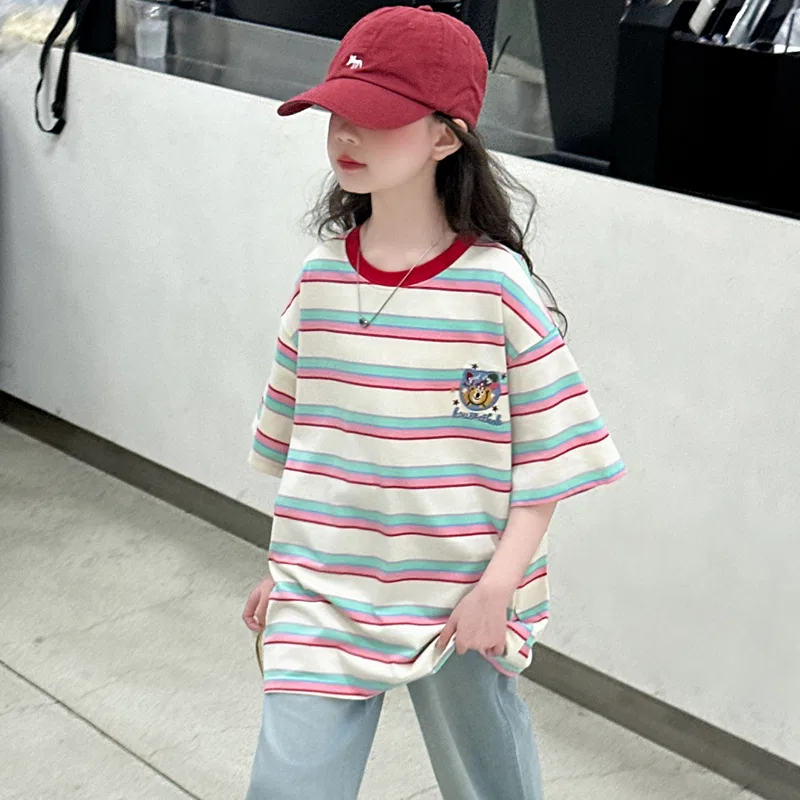 Детская футболка с круглым вырезом Disney, Striped T-shirt — фото 4