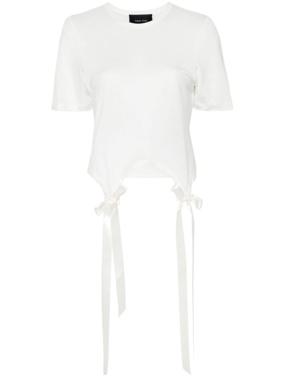 

Футболка с бантами Simone Rocha, белый