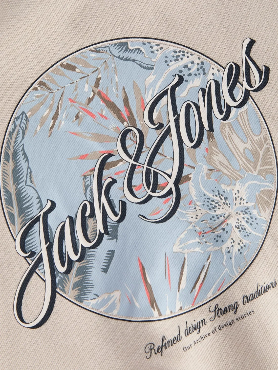 Лонгслив с принтом JACK & JONES Junior, moonbeam — фото 3