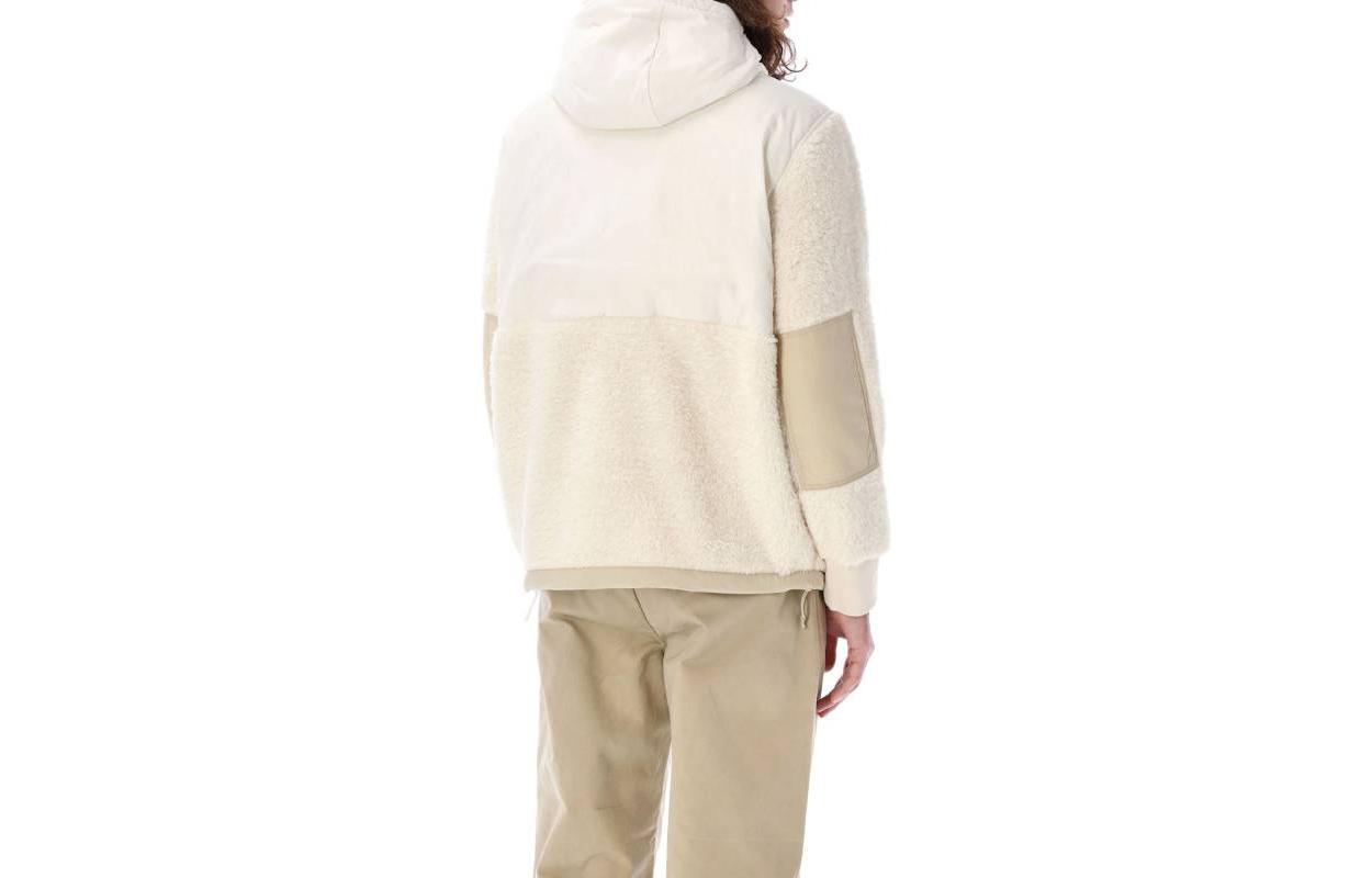 Polo Ralph Lauren Поло с вышивкой пони худи из флиса, White — фото 4