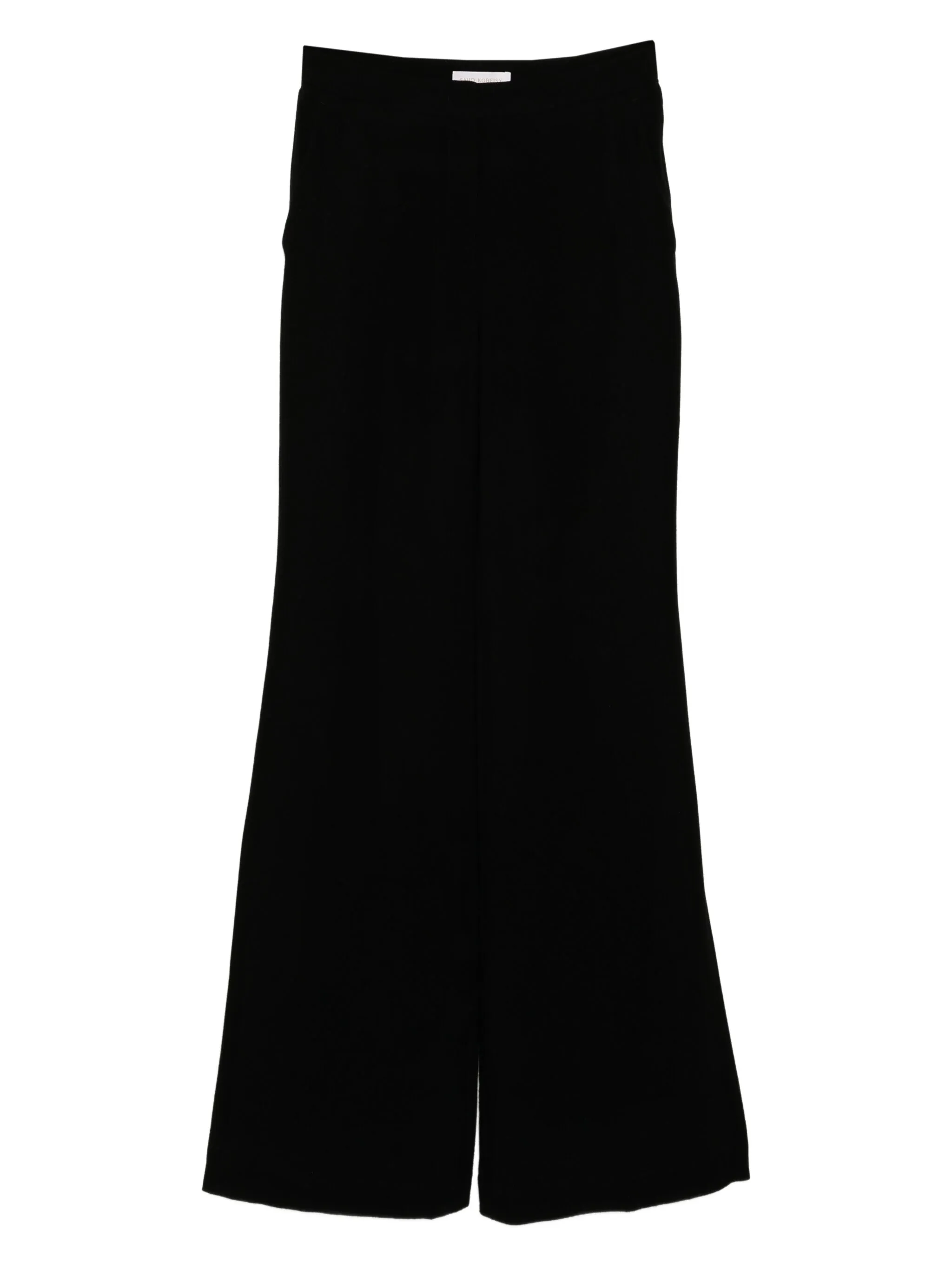 

Прямые брюки строгого кроя Saiid Kobeisy, черный