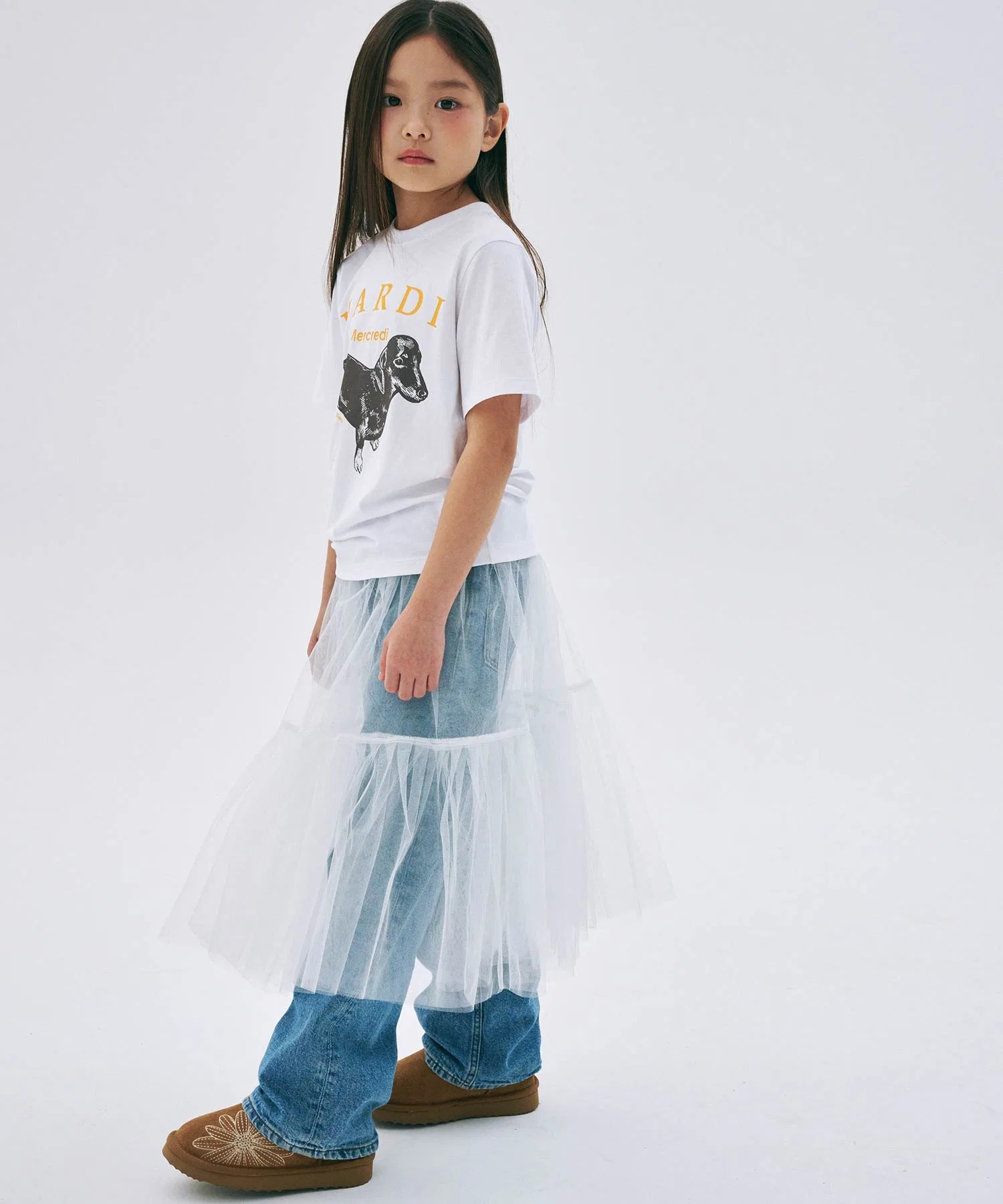 Детская футболка Mardi Mercredi KIDS TSHIRT DDANJI — фото 4