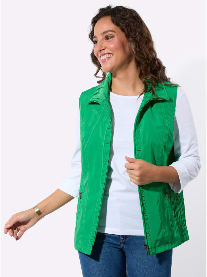 

WITT WEIDEN Жилет травянисто-зеленого цвета