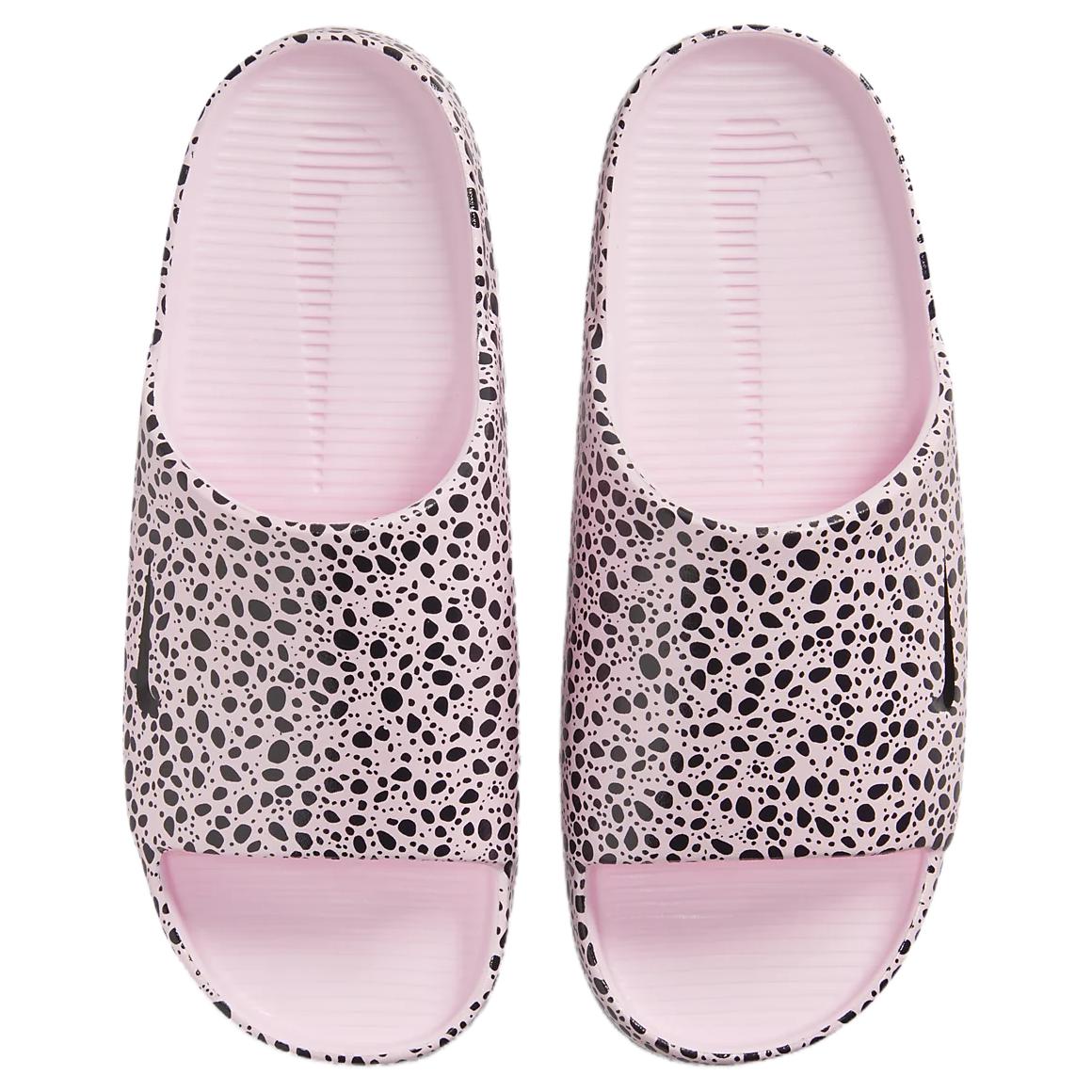 Nike Кроссовки Calm Slide Safari Pink женские - Пена Розовая/Звездная Пыль Красная/Черная, цвет Foam Pink/Stardust Red/Black — фото 4