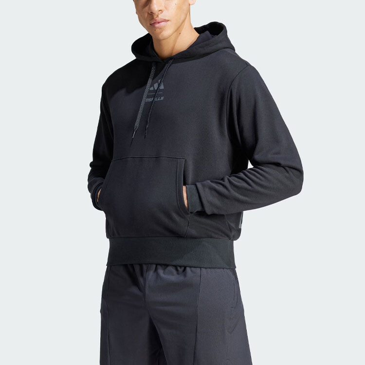 Толстовка LES MILLS унисекс черная Adidas, черный — фото 2