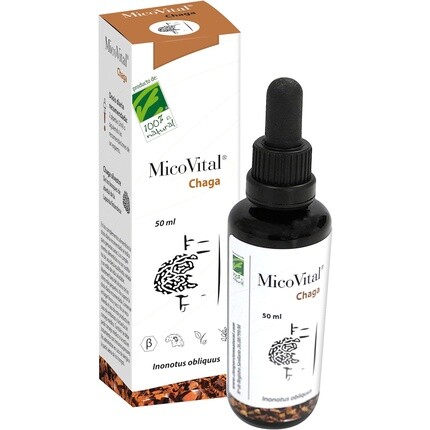 

100% натуральная жидкость Миковитал для чаги 50 мл Un Producto De: 100% Natural