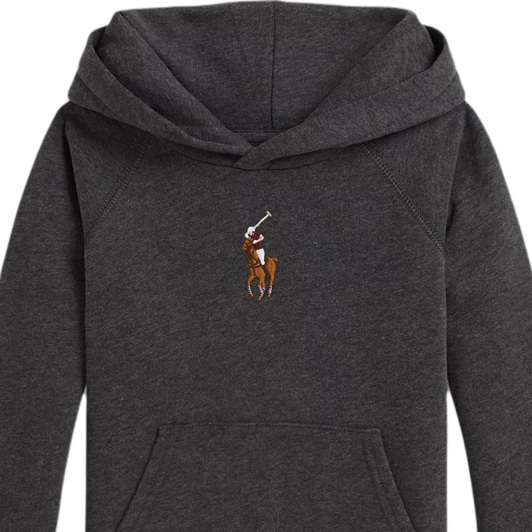 Свитшот Kids' Polo Ralph Lauren, черный серый — фото 3