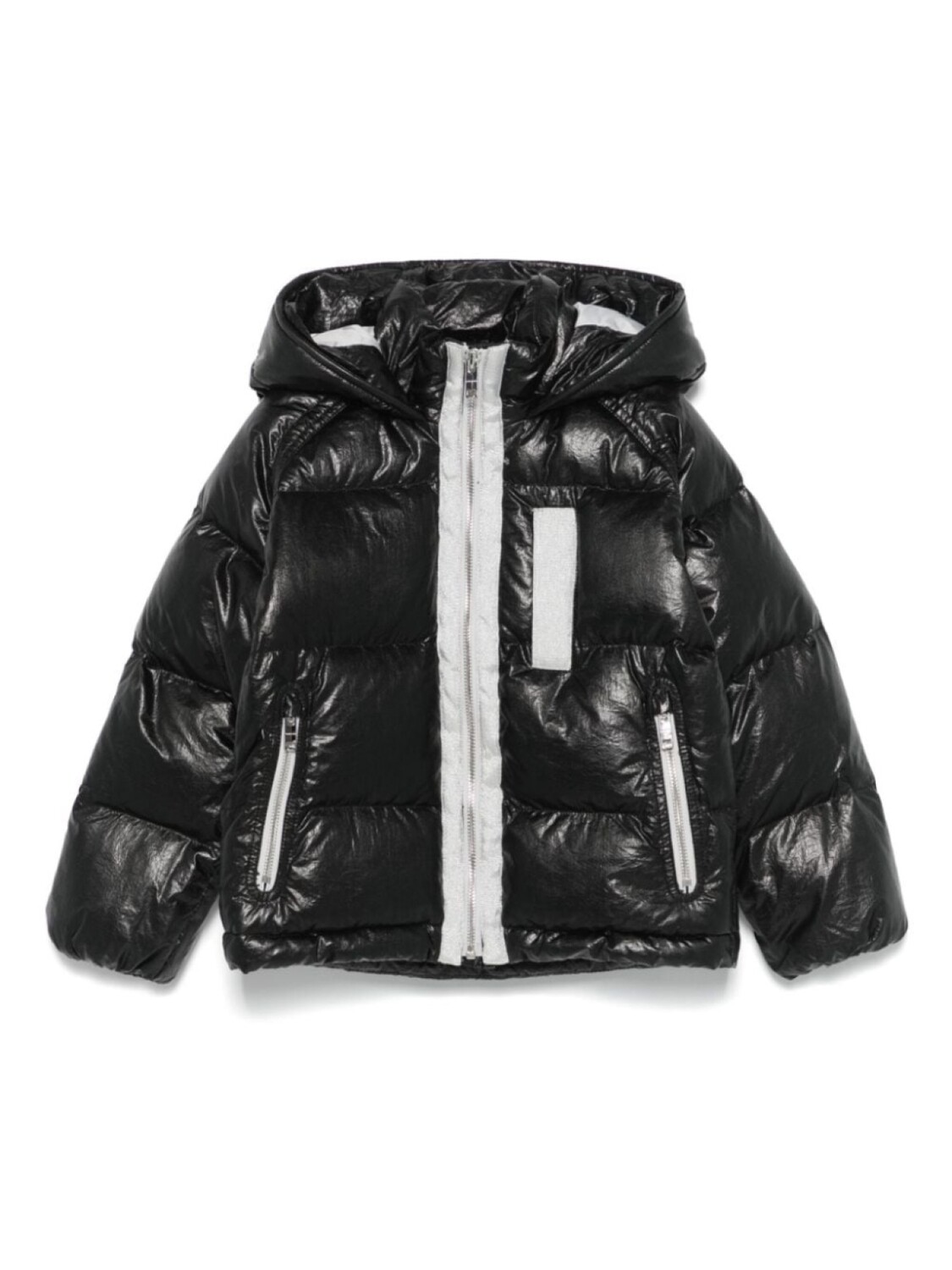 

Givenchy Kids куртка с вышитым логотипом, черный