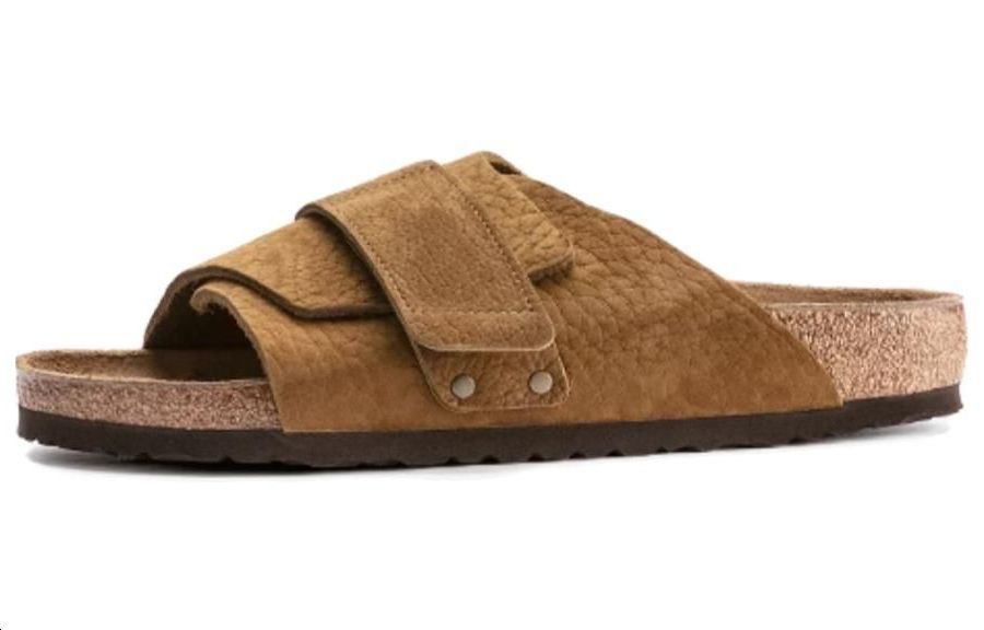 

Birkenstock Стильные мужские сандалии коричневого цвета