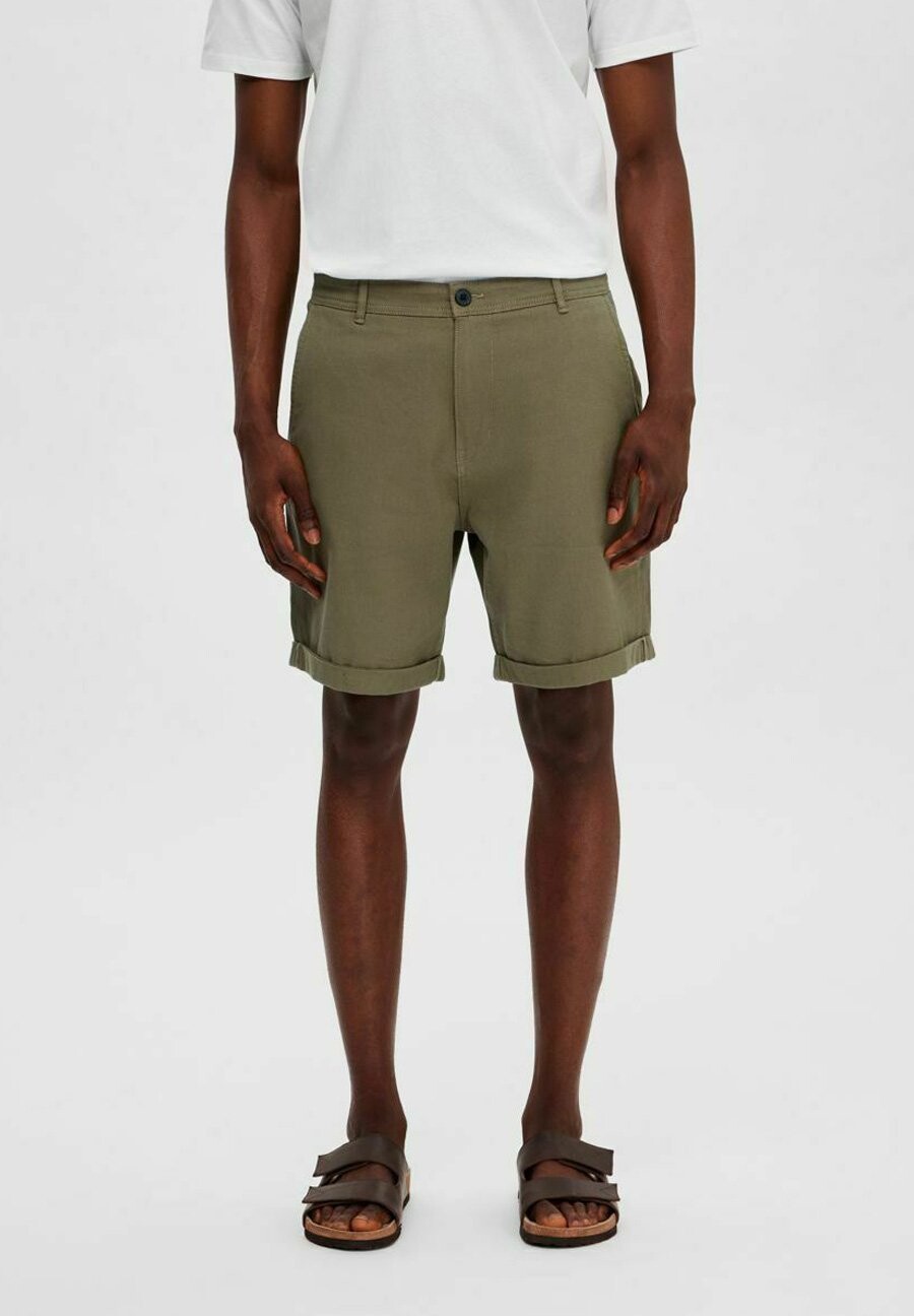 

Шорты Selected Homme, цвет burnt olive