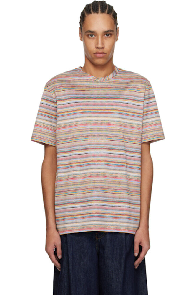 

Футболка разноцветная микс «Signature Stripe» Paul Smith