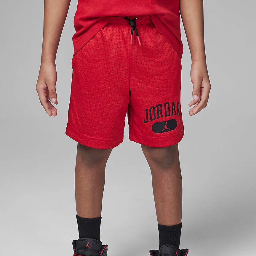 Шорты детские спортивные Jordan Kids Shorts Moderate красные — фото 4