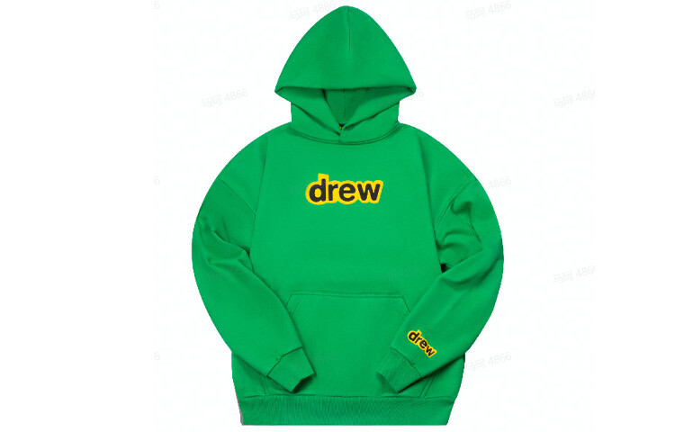 

Толстовка с логотипом Letter Series, унисекс, зеленая Drew House, зеленый