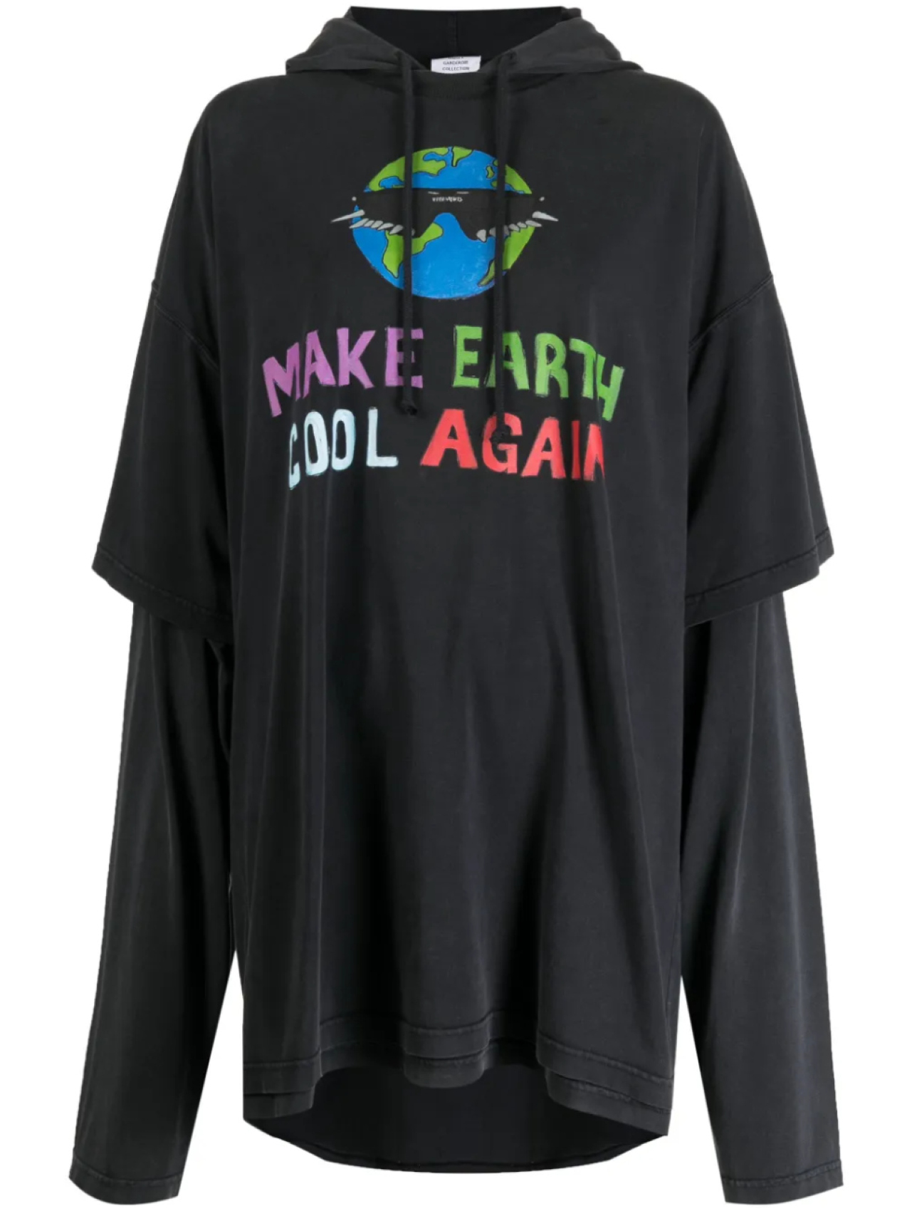 

Худи Cool Earth VETEMENTS, серый