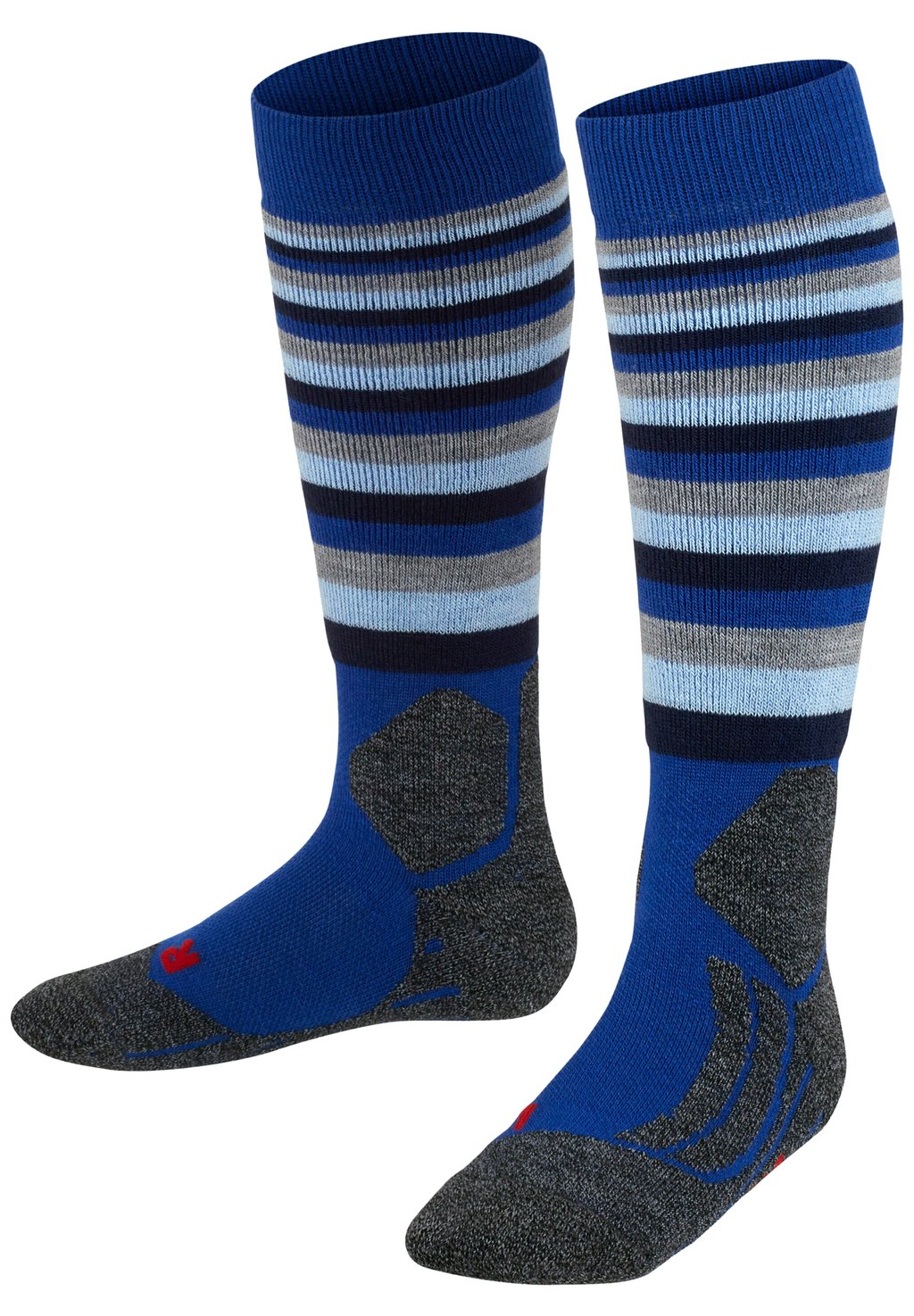 

Носки Sk2 Stripes Kids Skiing Medium-Strong Cushioned Anti-Blister Functional Sports Socks FALKE, цвет yve