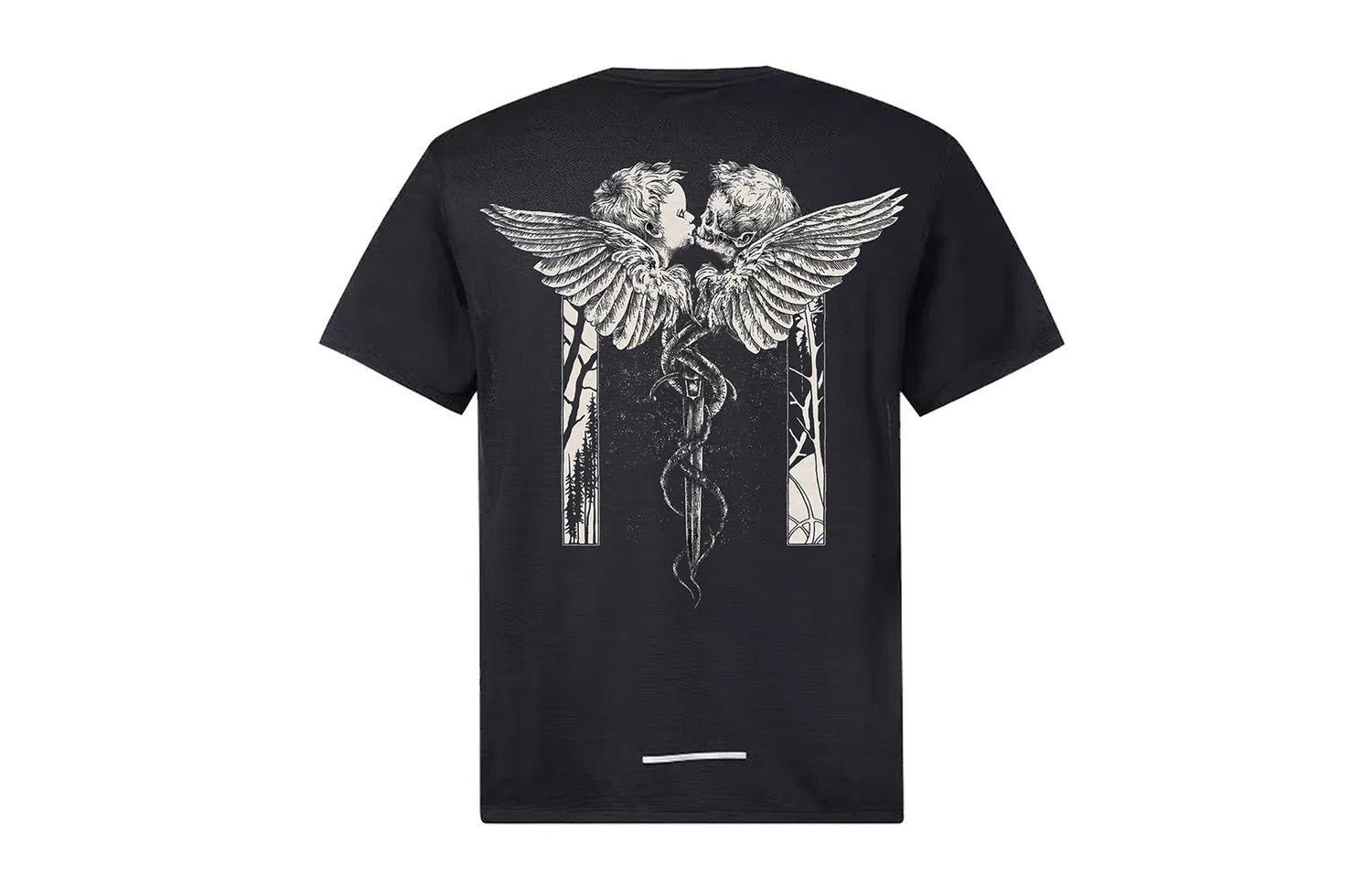 Футболка с принтом Nike Black