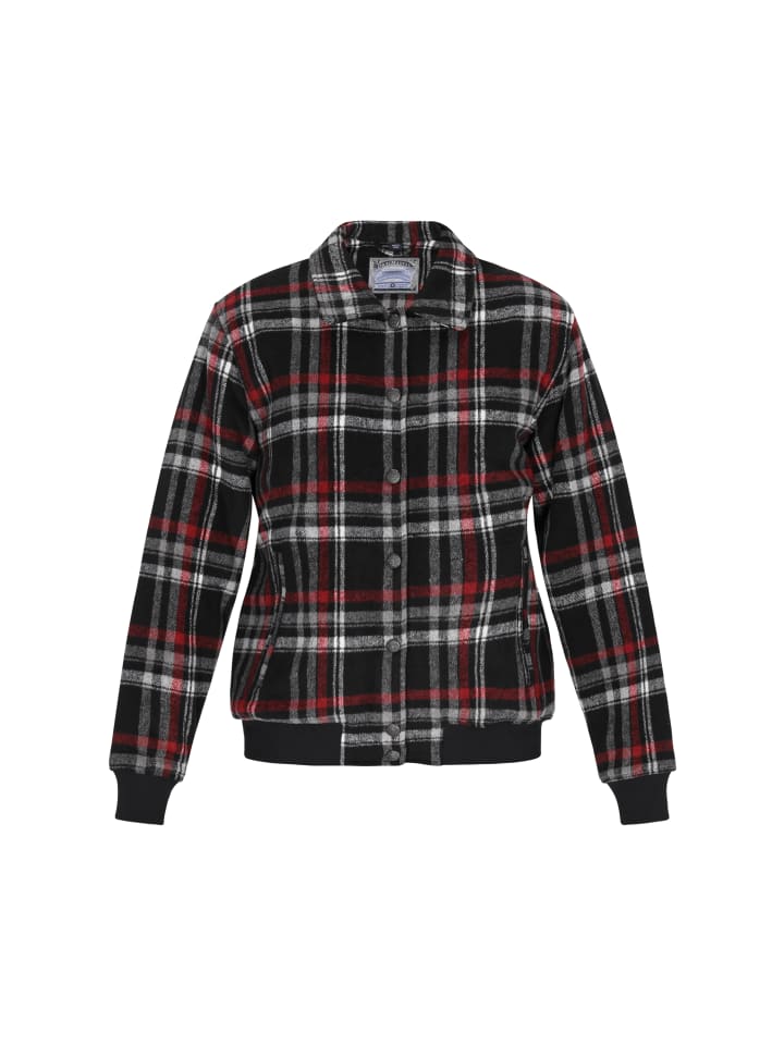 

DreiMaster Женская куртка черного цвета с разноцветными вставками