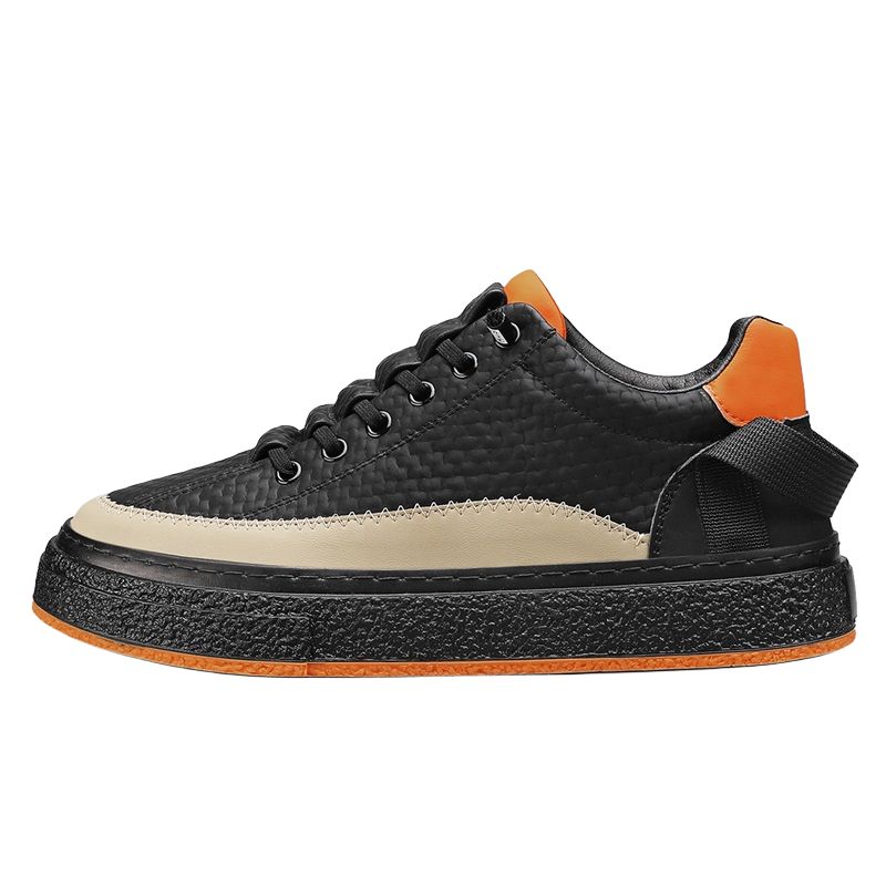 

Амортизирующие, износостойкие, низкие повседневные туфли для мужчин TELENT, Black Orange