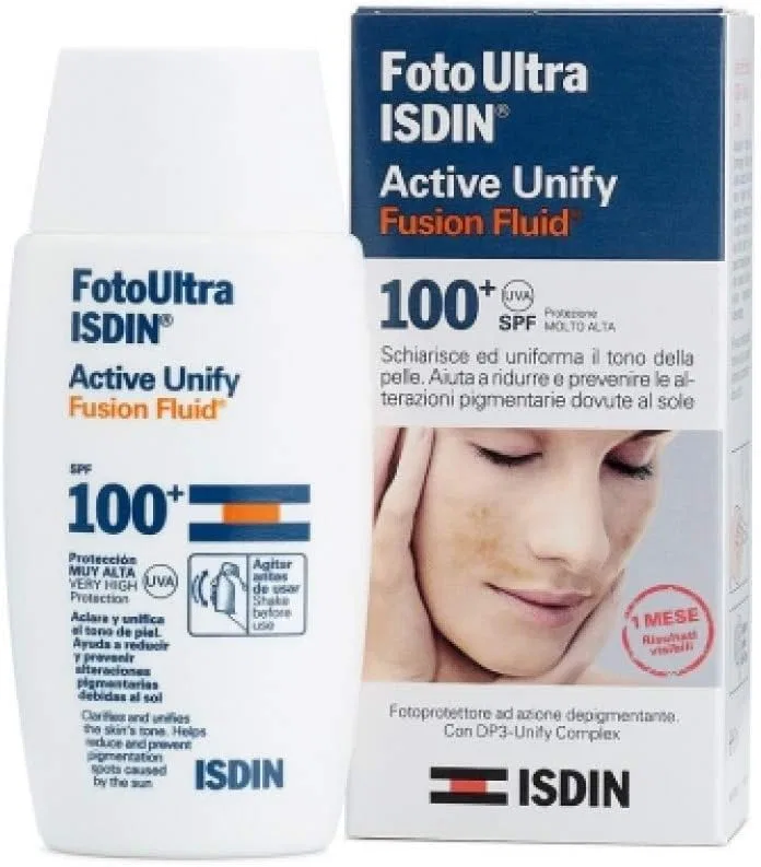 Фотозащитный флюид Isdin Fotoultra Active Unify SPF 100+, 50 мл