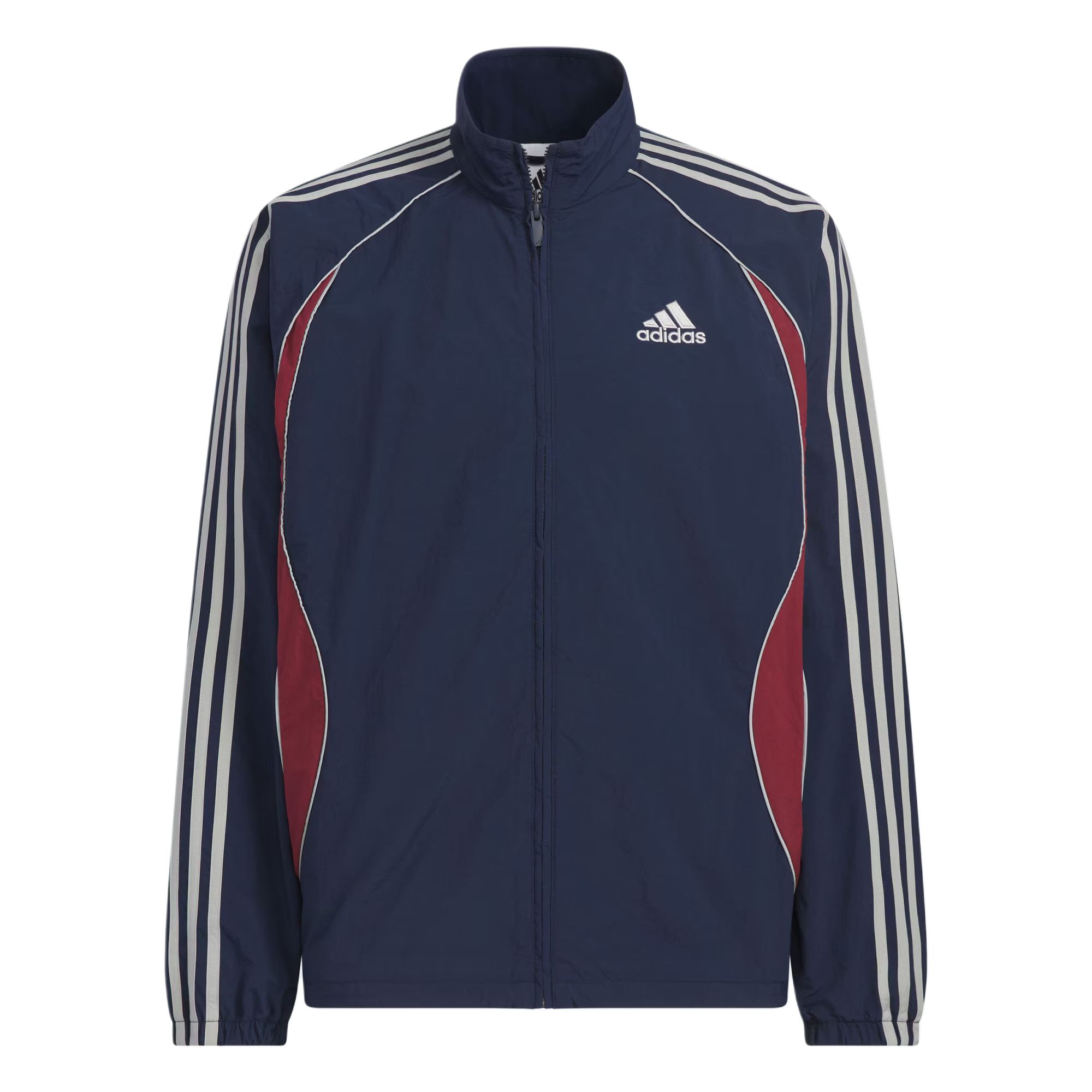 

Adidas Куртка SS25 Teamgeist мужская, College Navy/Dark Red/Pure Quality Gray