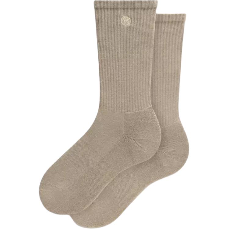 

Носки Mid Calf Unisex, 1 пара Lululemon, 1 pack (oak/sheer oak)