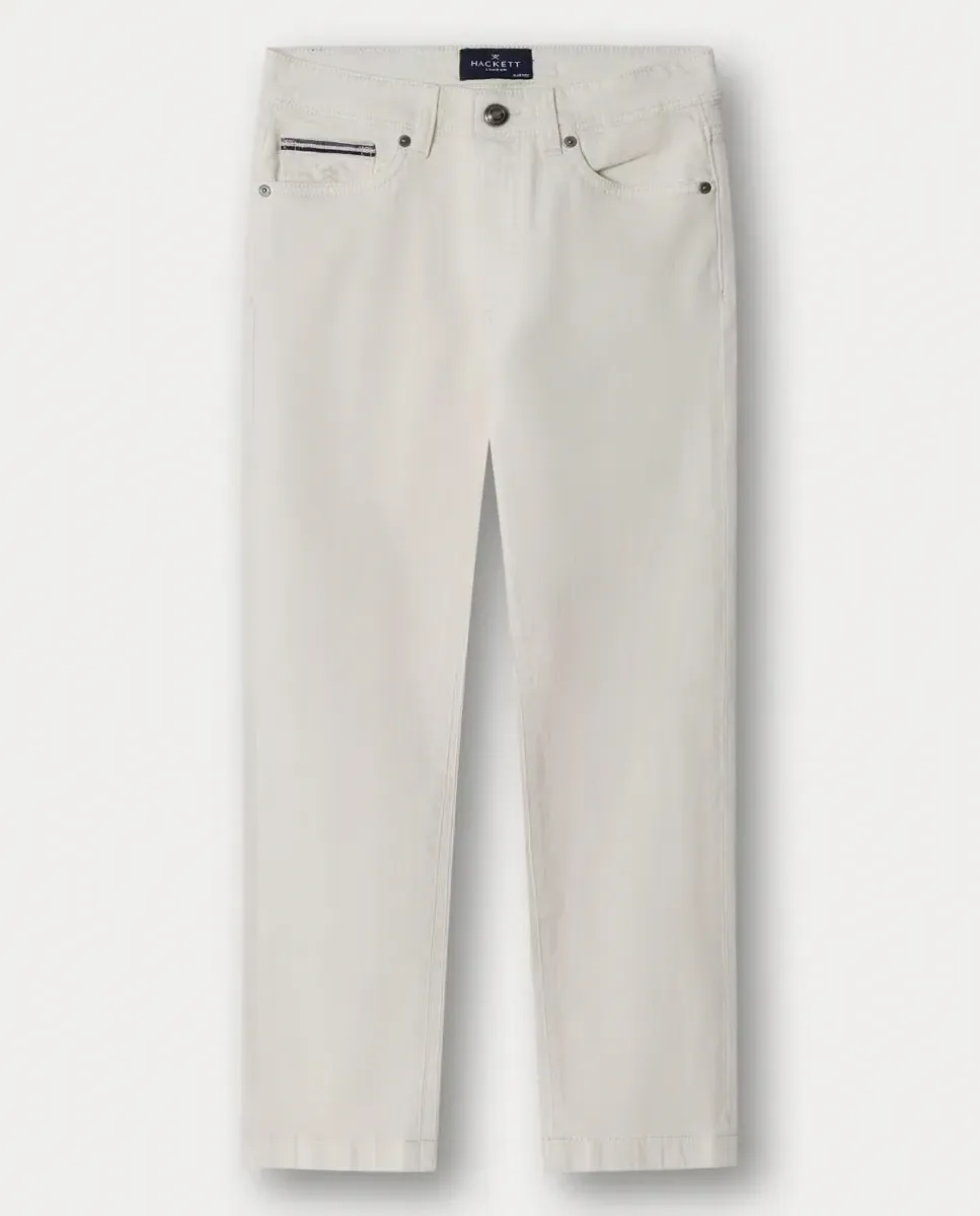Детские брюки Relax Fit цвета экрю Hackett, Crudo
