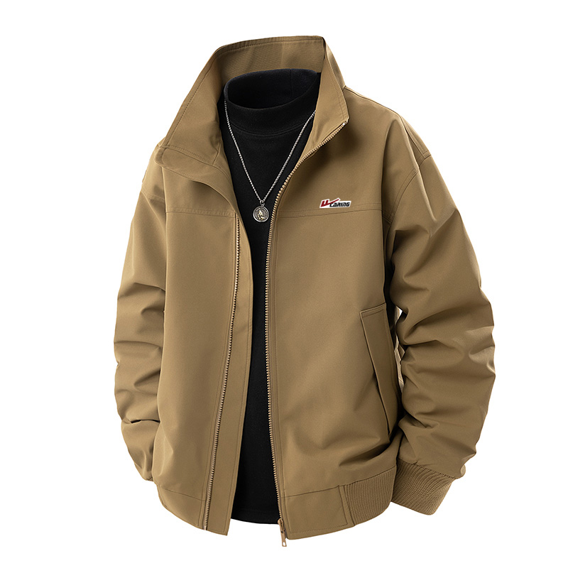 

Куртка Unisex Stand Collar Moderate Workwear WARRIOR, коричневый (diy badge)