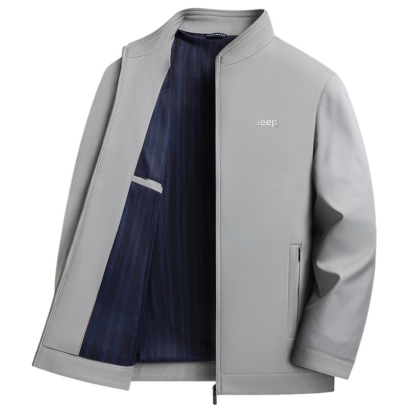 

Куртка мужская Stand Collar Moderate Workwear Jeep, бежевый серый