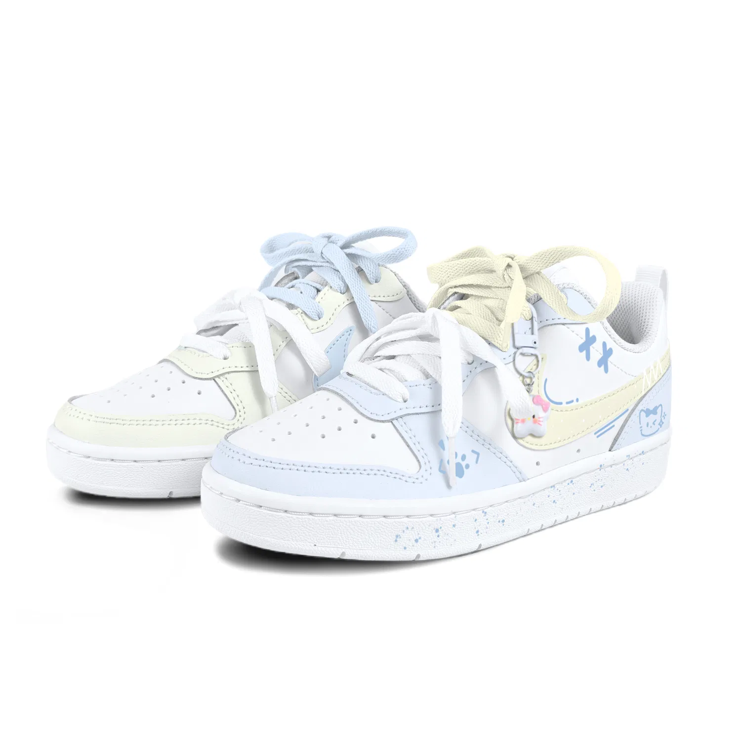 Детские кроссовки для скейтбординга Nike Court Borough Soft белые