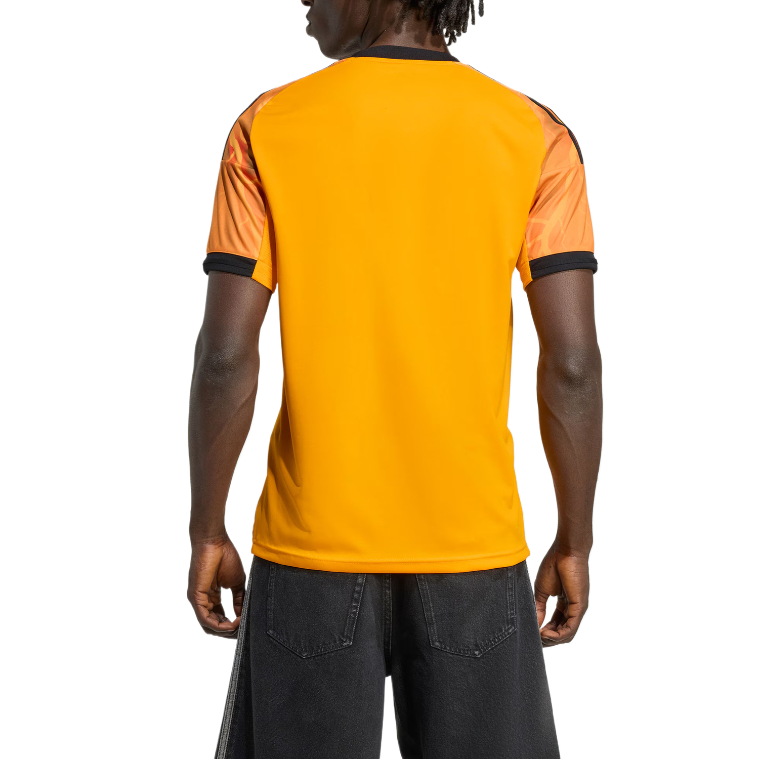 Футболка Free Shipping With AdiClub As Roma 25/26 Away Jersey Adidas, темно-оранжевый — фото 4