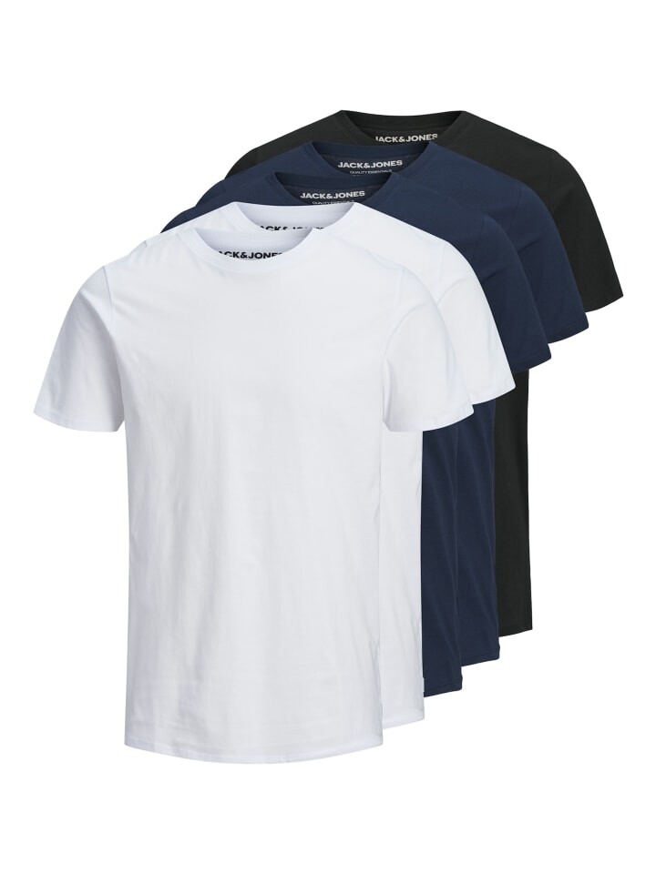 

Футболка Jack & Jones Organic, цвет multi-white-navy-black
