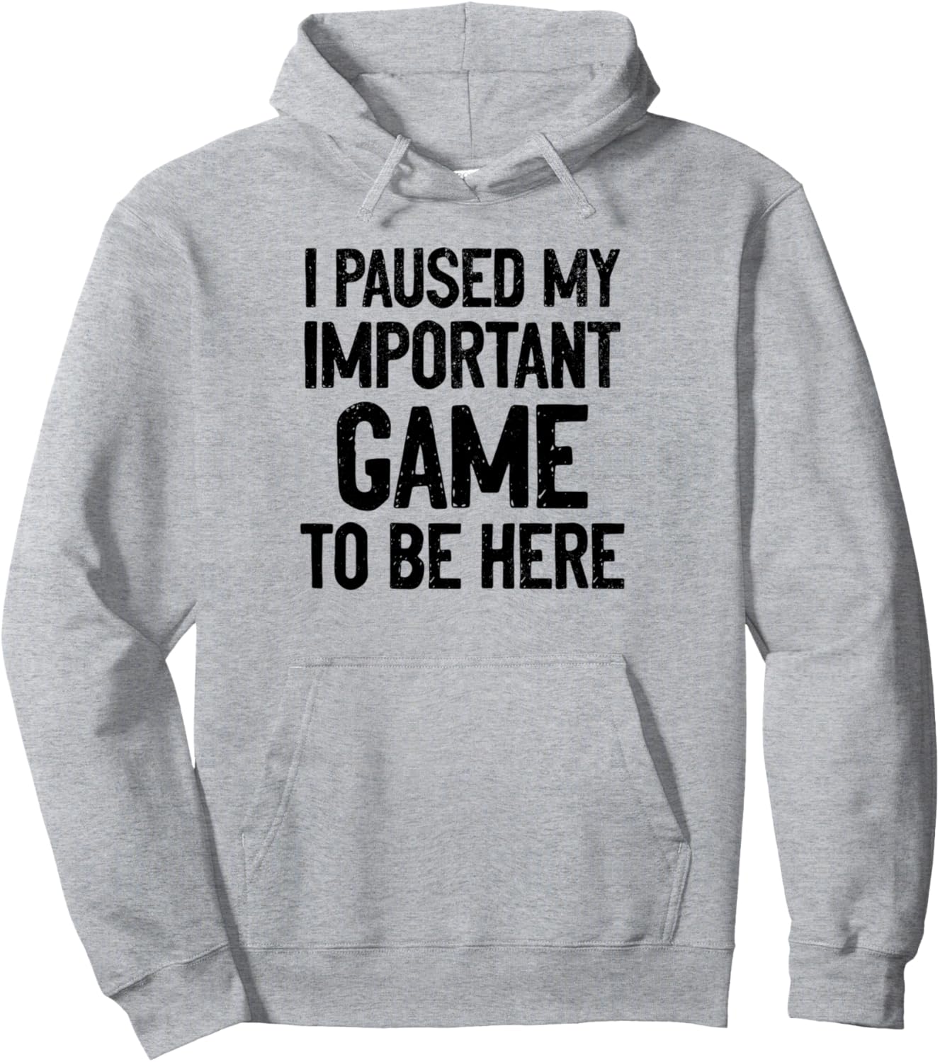 

Я поставил на паузу свою важную игру, чтобы быть здесь. Толстовка с надписью «Видео и консольные игры» Gaming Video Gamer & Console Gamer, серый