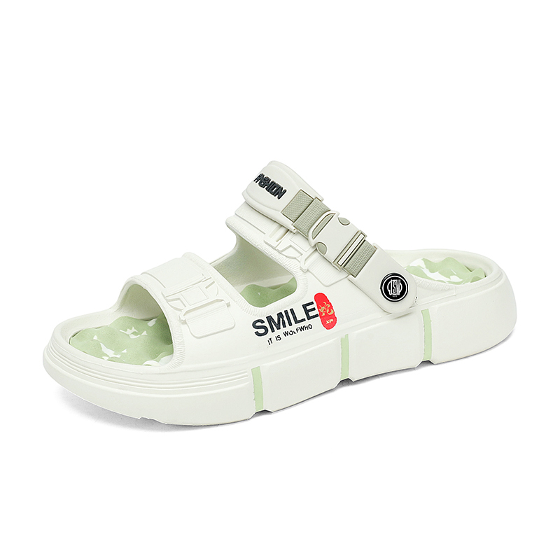 

JEANSWEST Зеленые пляжные сандалии для мужчин, цвет Green