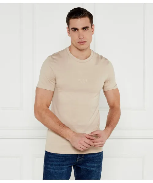 

Футболка Slim fit Guess Jeans, бежевый