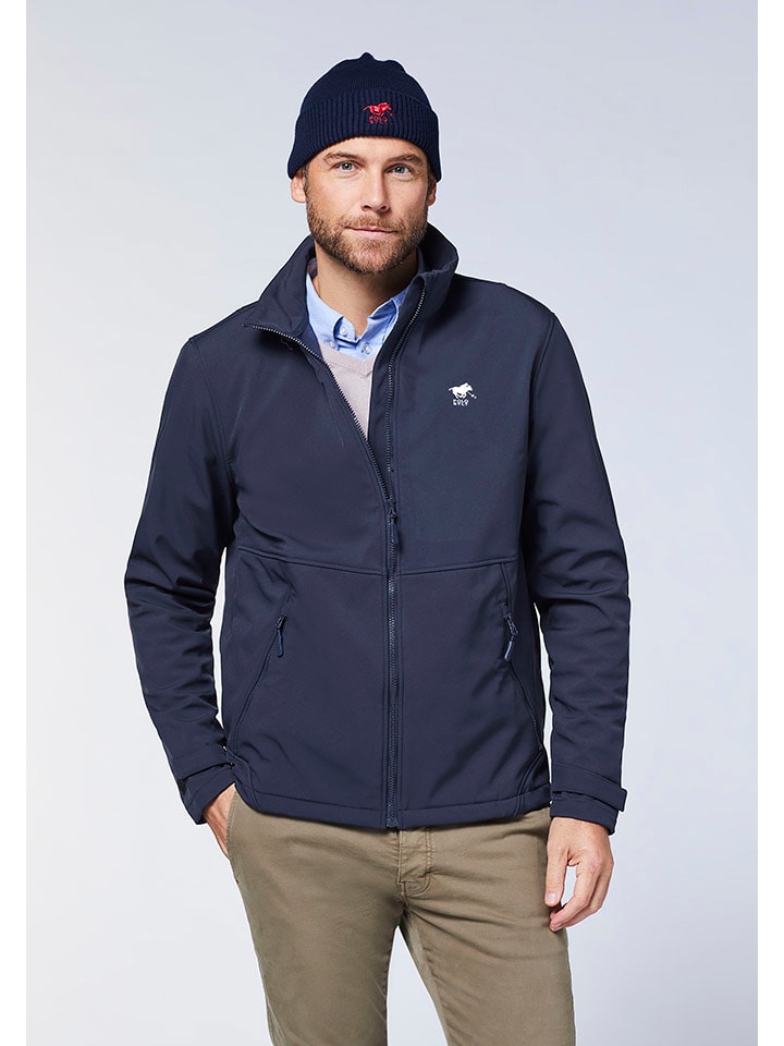 

Polo Sylt Темно-синяя куртка из софтшелла